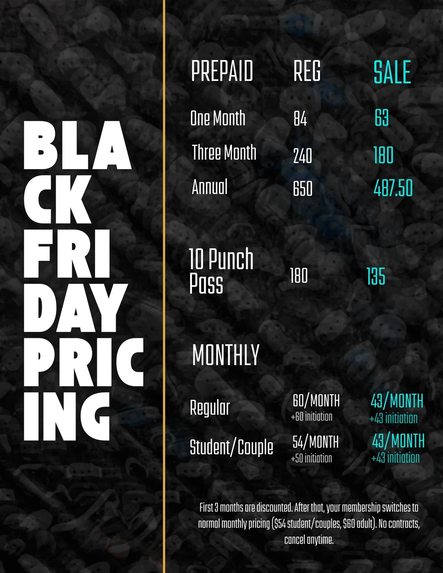 SALE MENU - Starting this Friday. Sign up online or in person during open hours (Friday Nov 28 from 4p-8p and Saturday Nov 29 from 12p-3p.

#bendoregon #boardworksclimbing