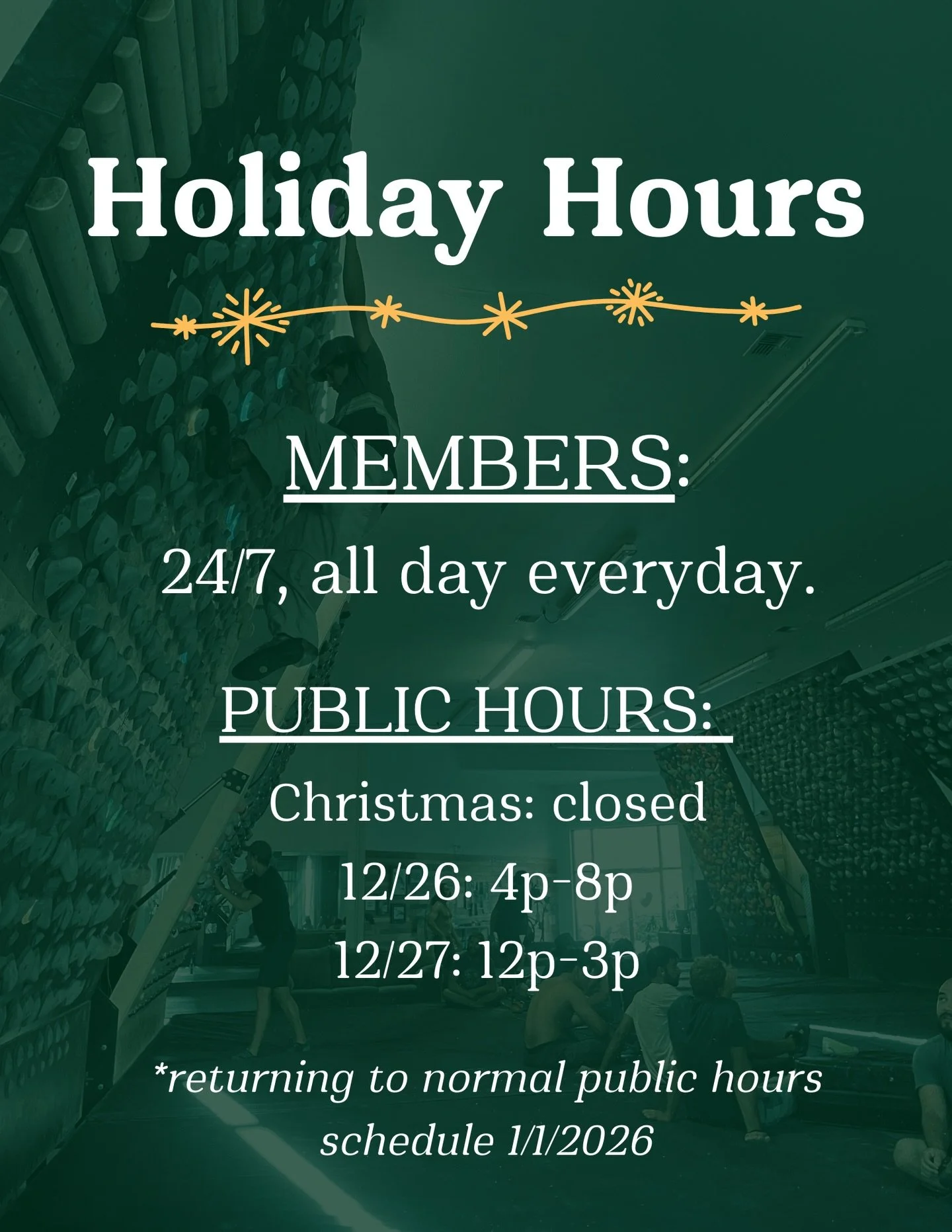Holidays at Boardworks are no hindrance for members&rsquo; workout schedules. 

#boardworksclimbing