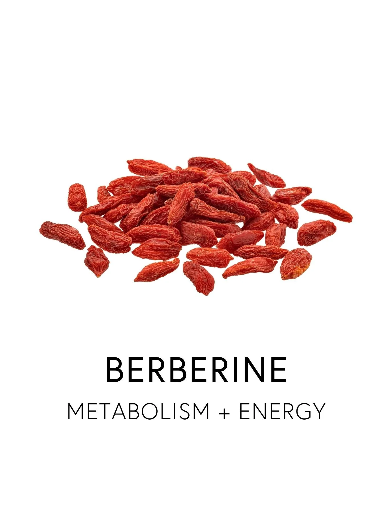  BERBERINE 
 Berberine supports healthy blood sugar balance, steady energy, and fewer cravings by helping the body respond more effectively to glucose.  Its bright yellow alkaloids influence key metabolic signals like AMPK and supports glucose transp