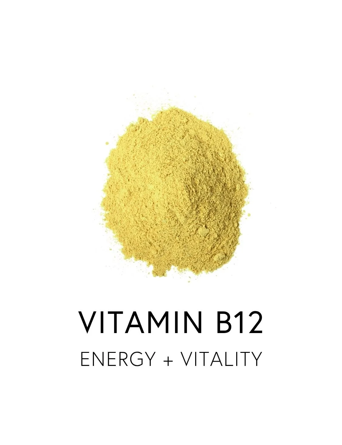  VITAMIN B12 
 Vitamin B12 is a vital nutrient essential for sustained energy, the formation of healthy red blood cells, the protection of nerve tissue, and the methylation reactions that help govern mood, detoxification, heart health, hormone balanc