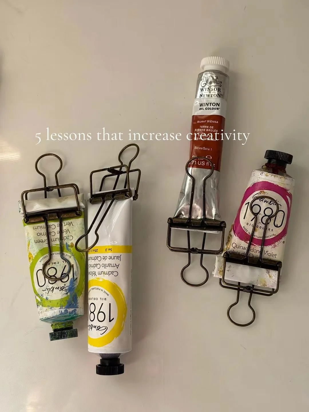 5 lessons i wish i had learned sooner.

i like to keep reminders around my studio / office space because they tell a story of the healing in my heart. 

sometimes we all need a sign to tell us we are going the right way, so keep intentional memorabil