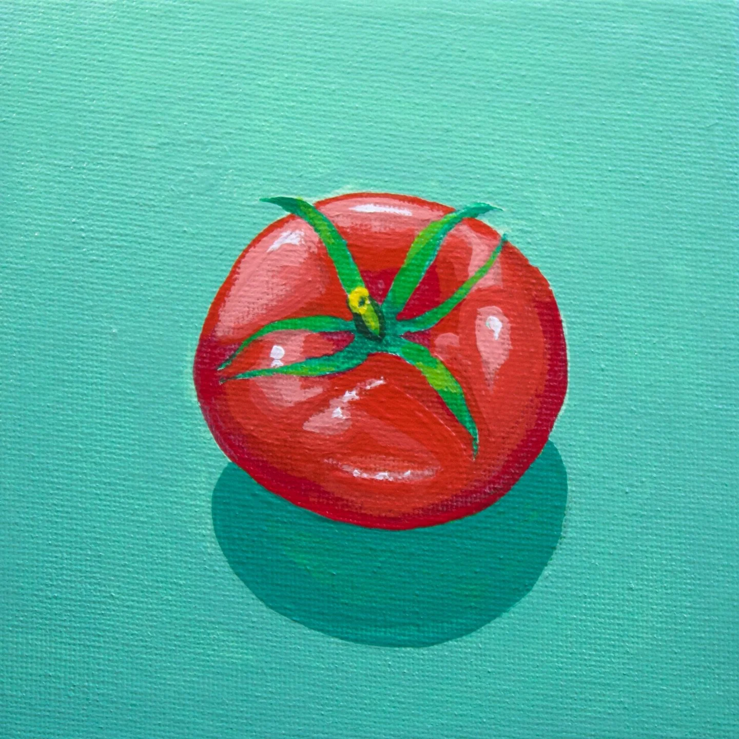 "Tomato Still Life"

sold! 

Such a special commission piece... I will share more soon 😏
