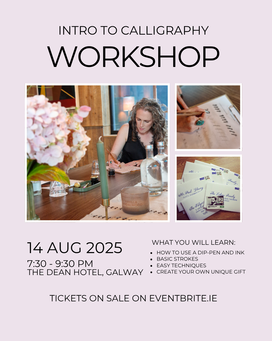 Intro to Modern Calligraphy Workshop