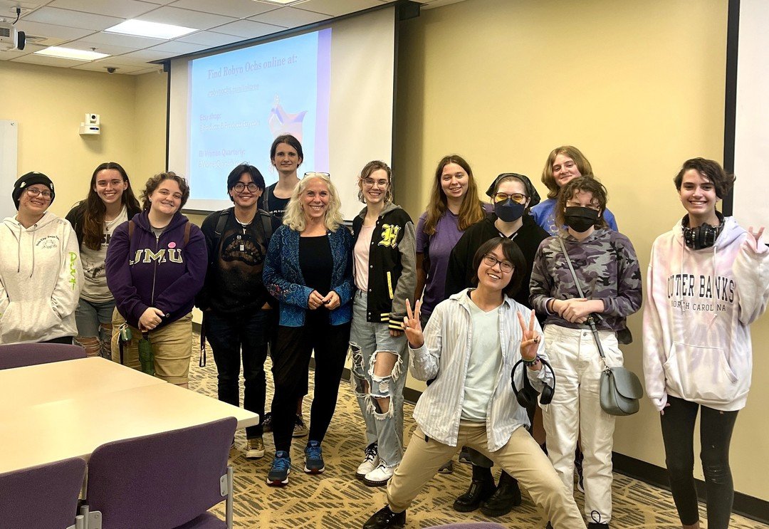 On October 2nd I spoke at James Madison University. It was my (insert large # here) time speaking at this school. I had a lovely dinner with Madison Equality's leadership, and then I facilitated a program called "Expanding Our Circles" in w