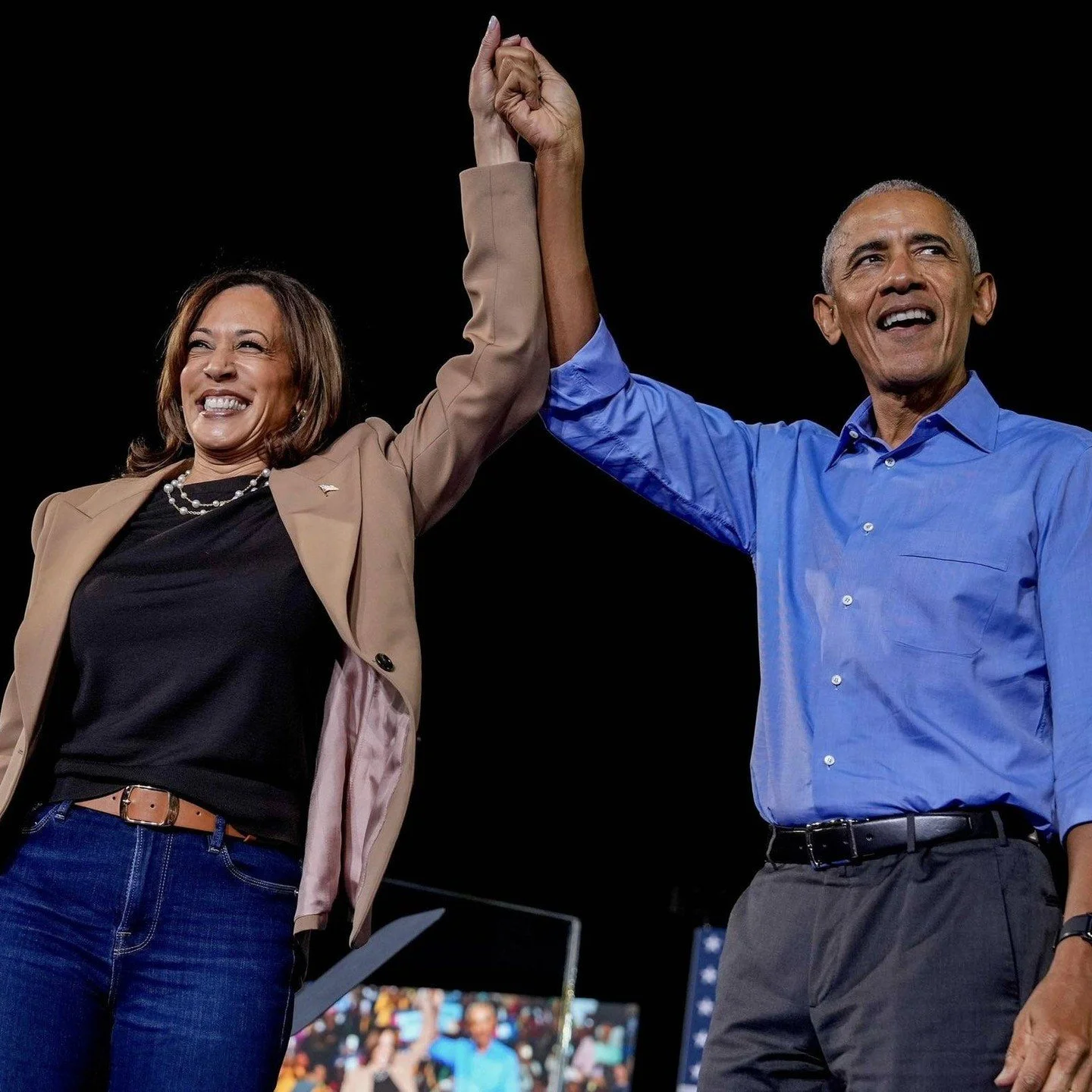 "Putting down people is not real strength. Real strength is standing up for those who can&rsquo;t stand up for themselves. That&rsquo;s what we should want in our daughters and our sons. And that&rsquo;s what I want to see in the president of th