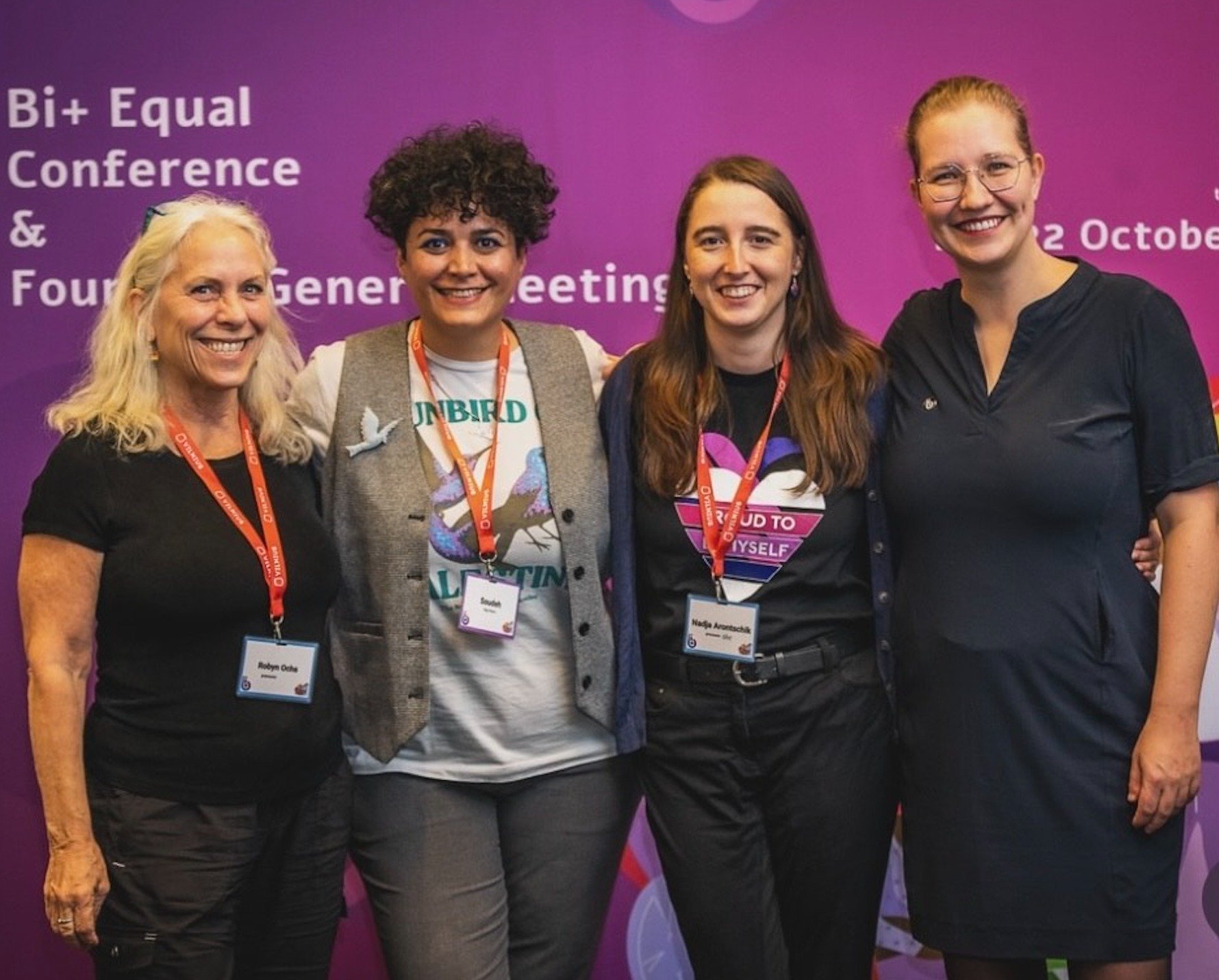 Still riding the high from the Bi+ Equal Conference in Vilnius, Lithuania! 💜

It was energizing to connect with bi+ activists (new and old) from across the globe. Our community is powerful, vibrant, and committed to bi+ visibility and inclusion worl