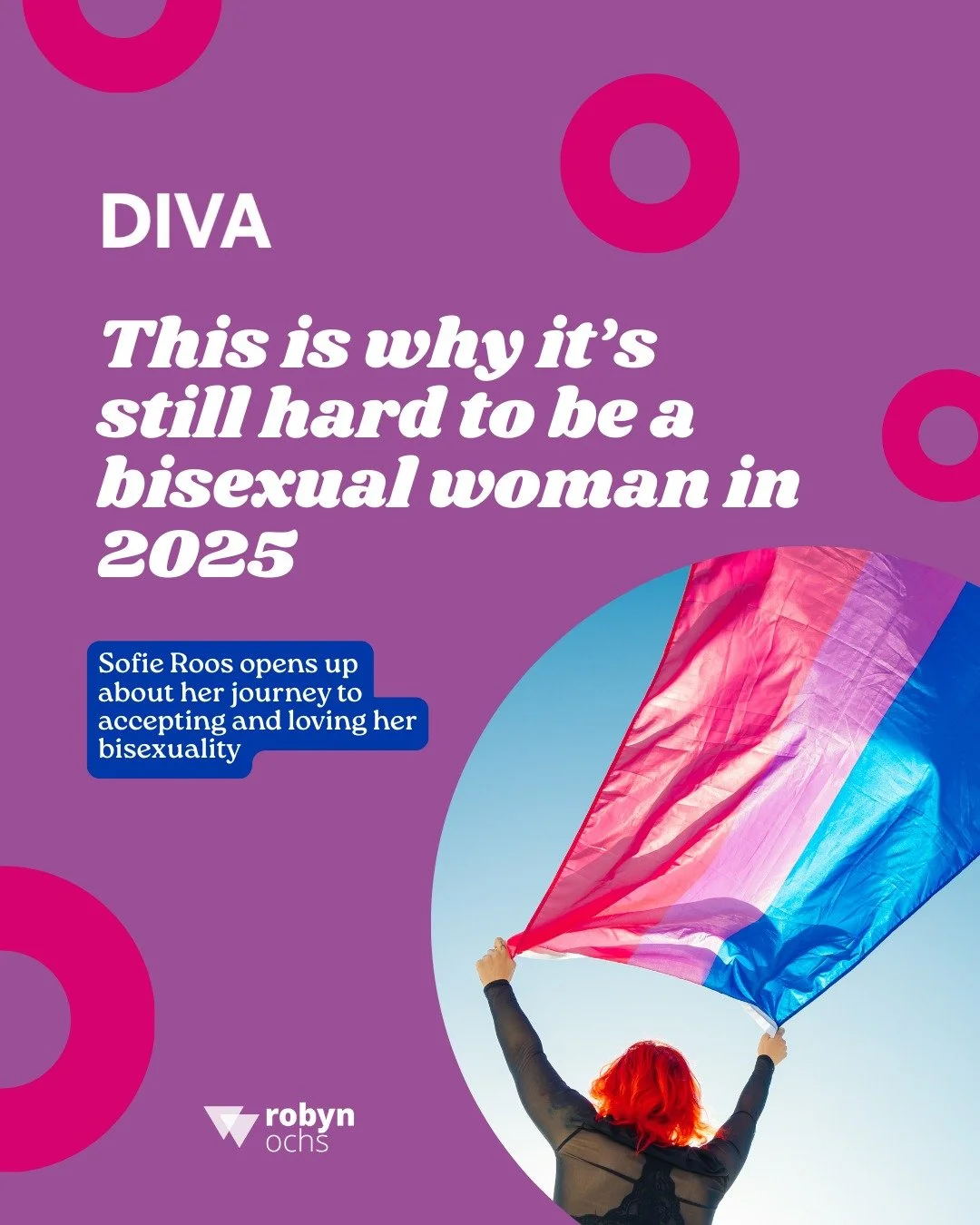 For every bi woman who&rsquo;s been told she&rsquo;s &ldquo;confused&rdquo; or &ldquo;in a phase,&rdquo; this @divamagazine article by Sofie Roos is for you. 💜💙💗

A must-read on what it really feels like to be bisexual in 2025: https://diva-magazi