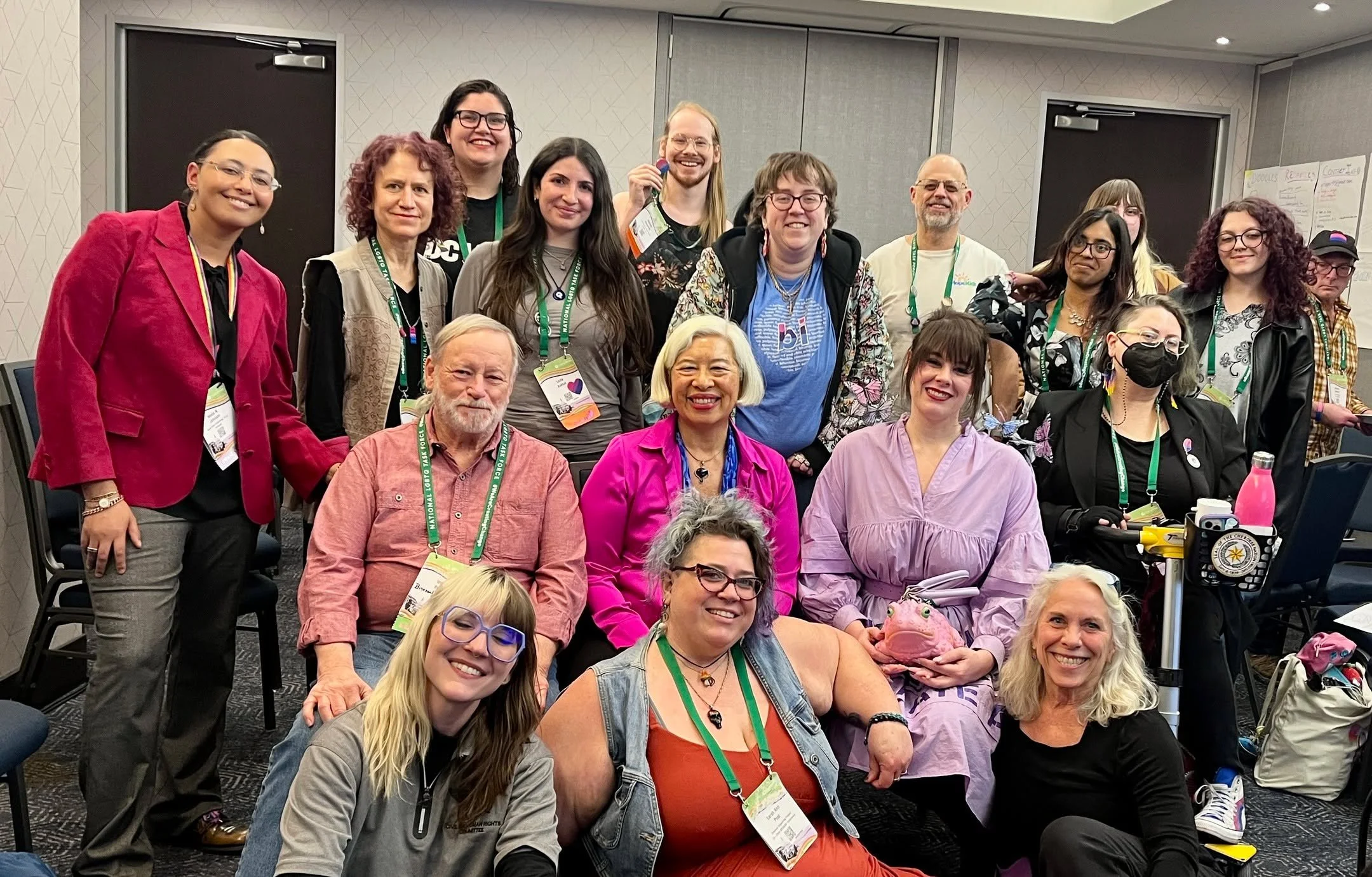 At the end of the Bi+ Institute at Creating Change 2026. What amazing humans!

#CreatingChange #BiPlus #BisexualVisibility #LGBTQCommunity #BiPlusInstitute #QueerJoy