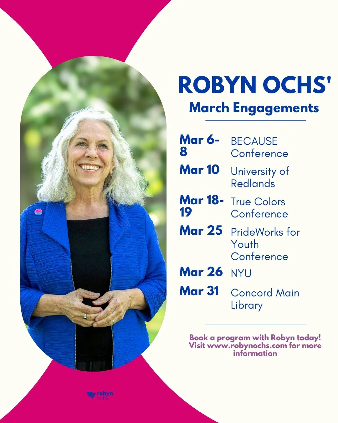 I have a packed schedule for Bi+ Health Month with a ton of in-person engagements, from conferences and campus visits to local libraries! While I will be off the road for a few weeks in April, now is the perfect time to reach out to book programming 