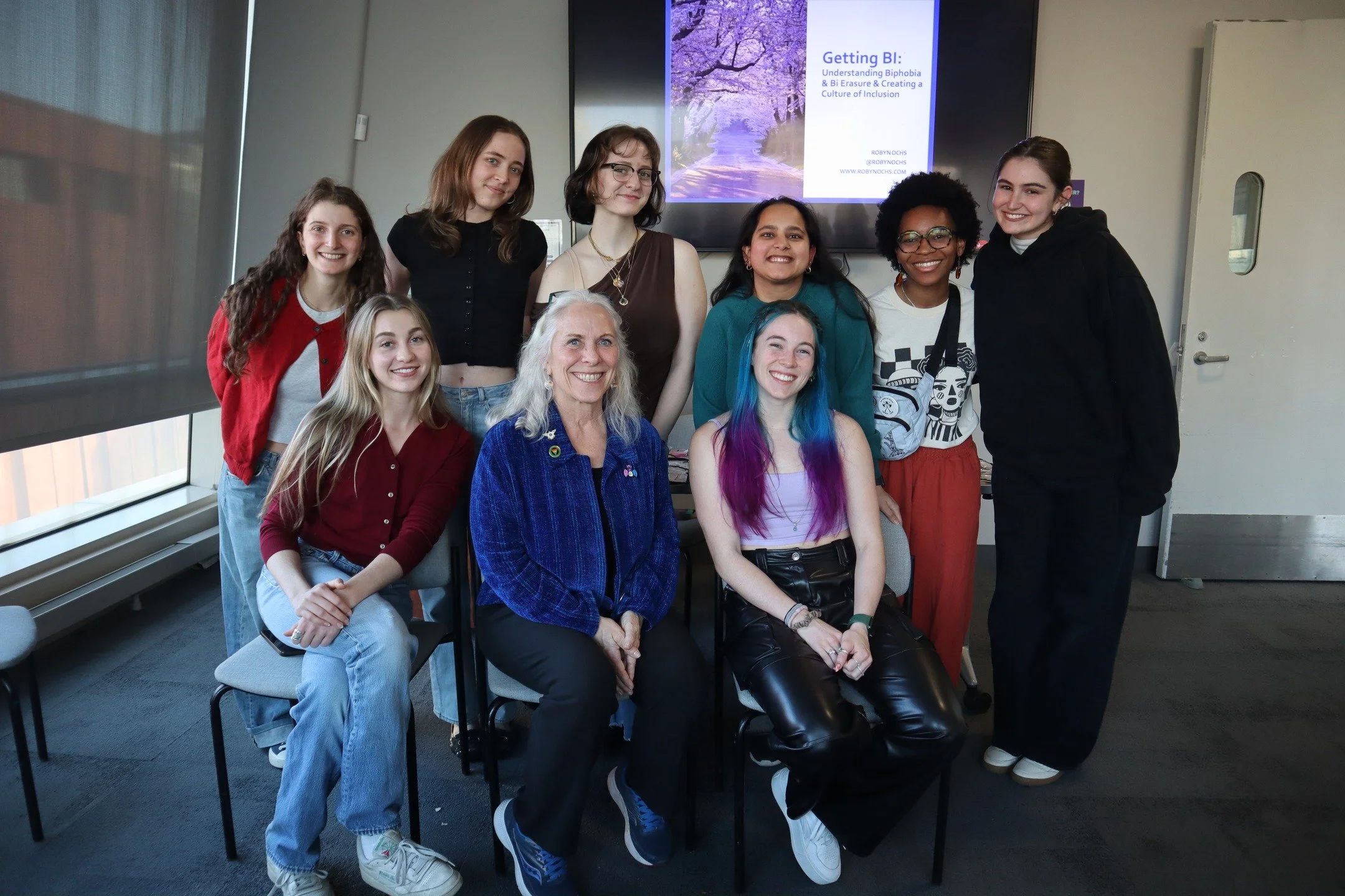I loved meeting the folks who attended my "Getting Bi" program last Thursday at NYU! I am so grateful to the Feminist Society for bringing me in to speak. 

It&rsquo;s always a privilege to facilitate these conversations such an informed, t