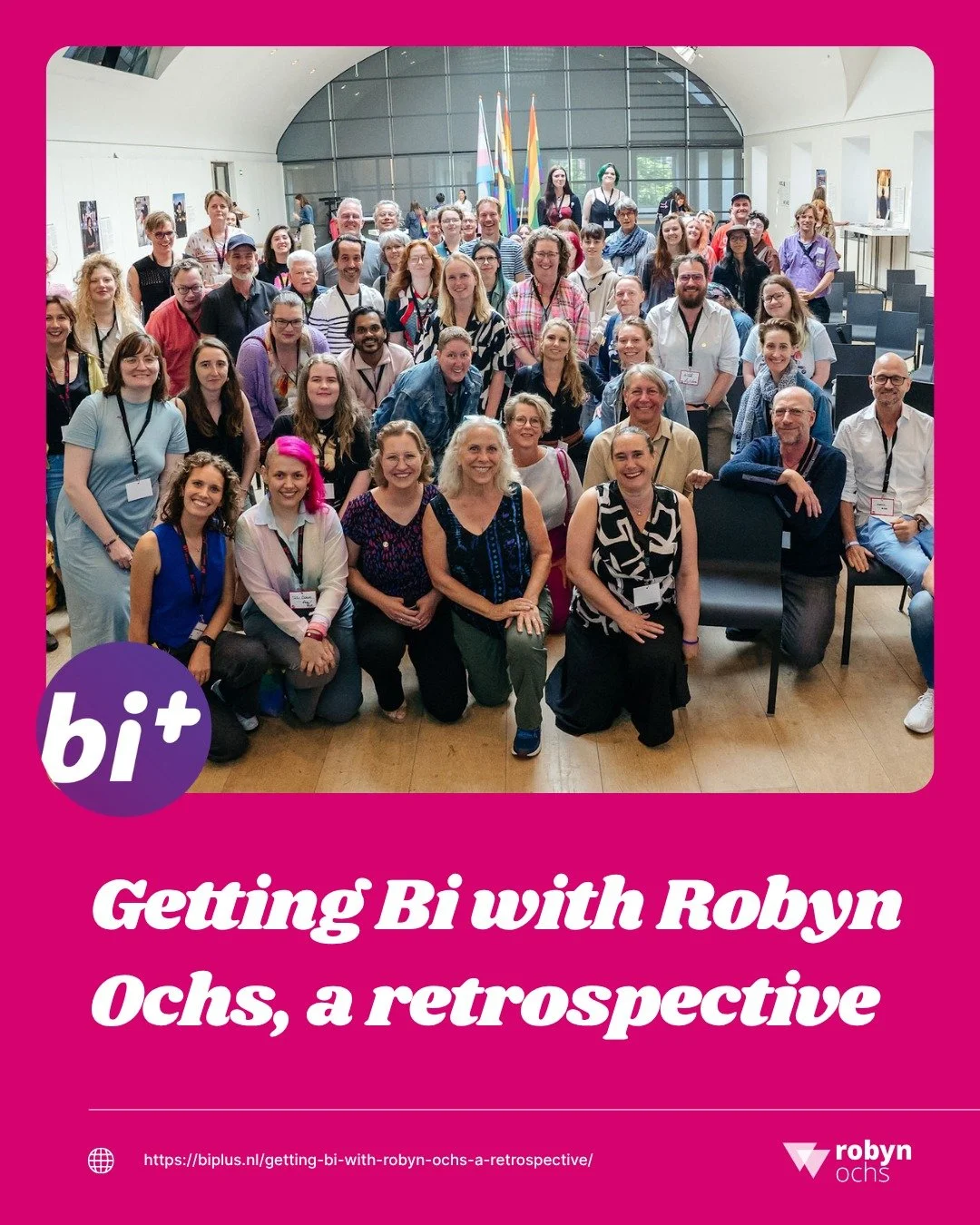 It is wonderful to see this retrospective of the "Getting Bi" program I facilitated in Amsterdam back in July 2025. What a perfect day!

Speaking of Amsterdam, I am already looking forward to returning there in July 2026 for the Bi+ World C