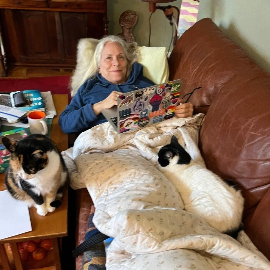 Day one, seven hours after returning home from knee surgery.&nbsp;&nbsp;Excellent care and supervision from the medical team at the surgery center and at home.&nbsp;&nbsp;Peg is being wonderful. 

Also, I don&rsquo;t think I&rsquo;m being charged for