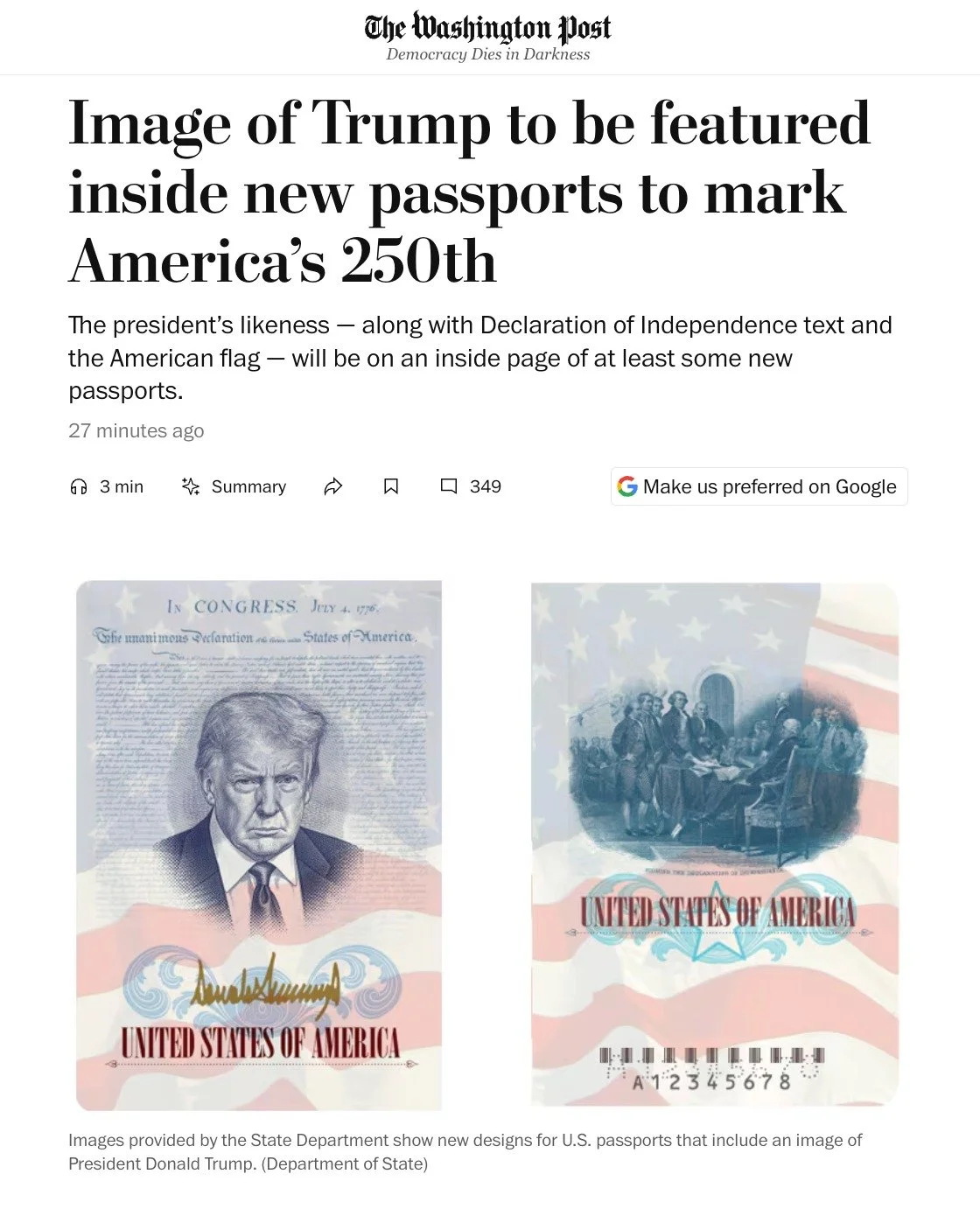 How broken and twisted is this man that he requires such constant validation? I'm so glad that I won't need to renew my passport until the next administration.

#FDT #NoKings #NotMyPresident