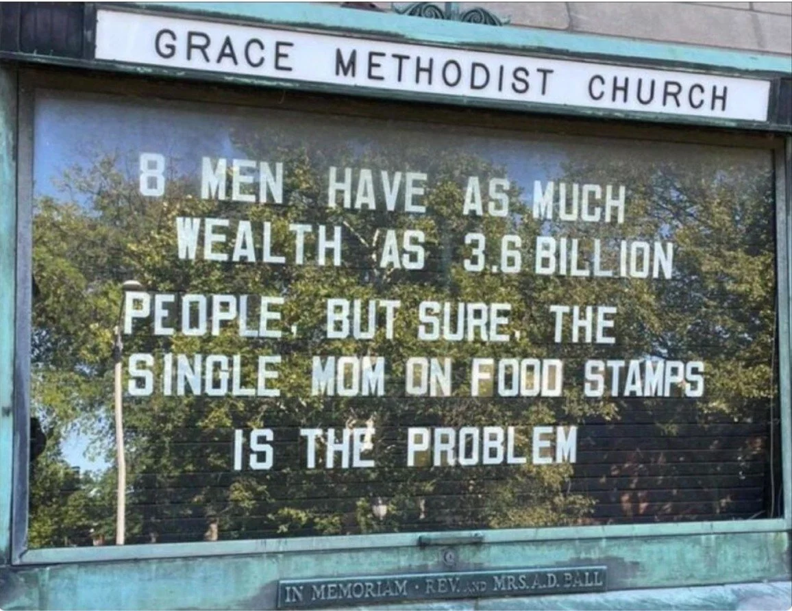 Shared this a few weeks ago, but it&rsquo;s hitting even harder today. A good reminder of where the real issues lie.

#AbolishBillionaires #TaxTheRich