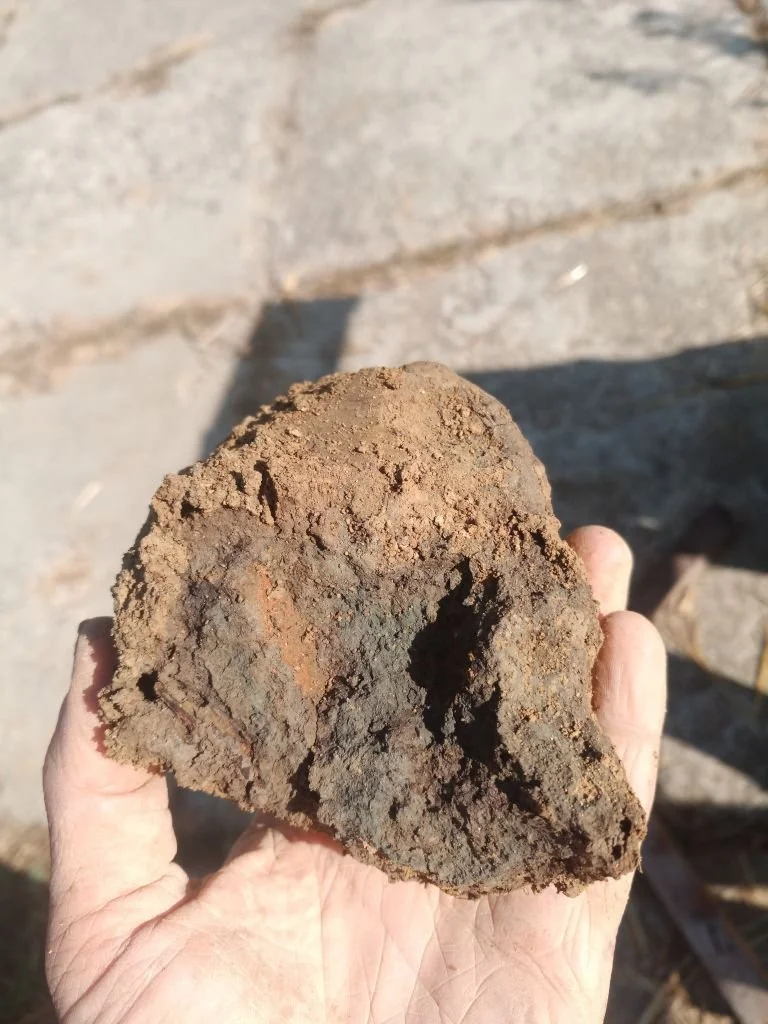 Grumen zemlje koja se sastoji od gline, praha i pijeska. Različitih boja zbog različitih minerala.