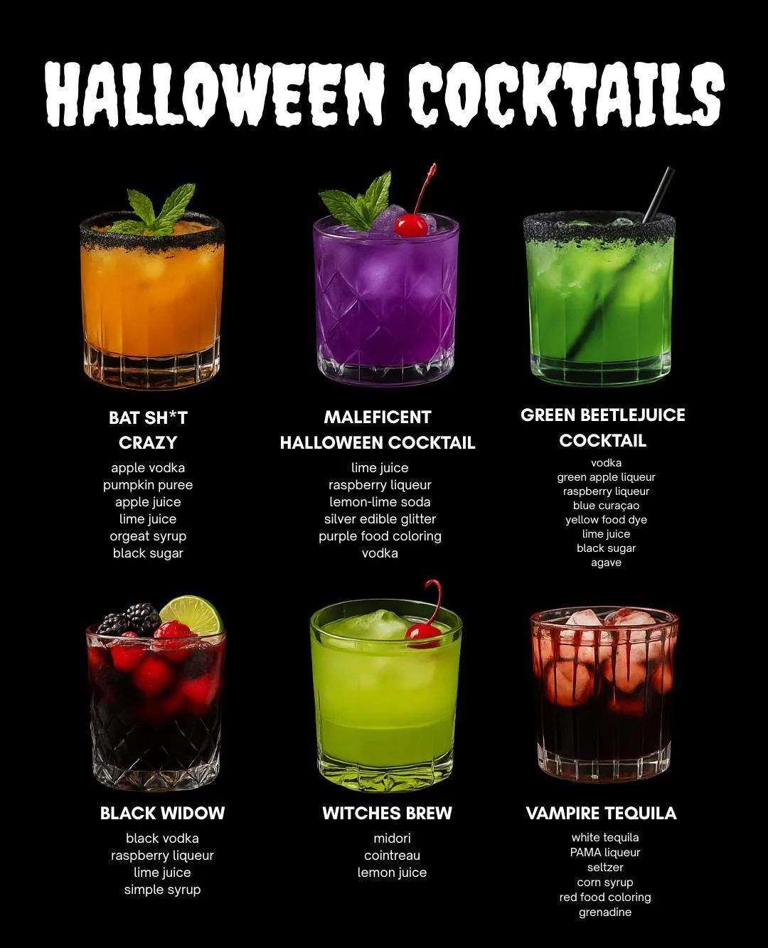 Halloween cocktails so good, it's scary! 🍹😱 Serve up these boo-tiful beverages from @_mybartender at your ghoulish gatherings and stock up your bar with great deals at #IdahoStateLiquor Meridian! 🔮🍻
Mon-Thu 11 AM - 8 PM
Fri-Sat 10 AM - 9 PM
Sun