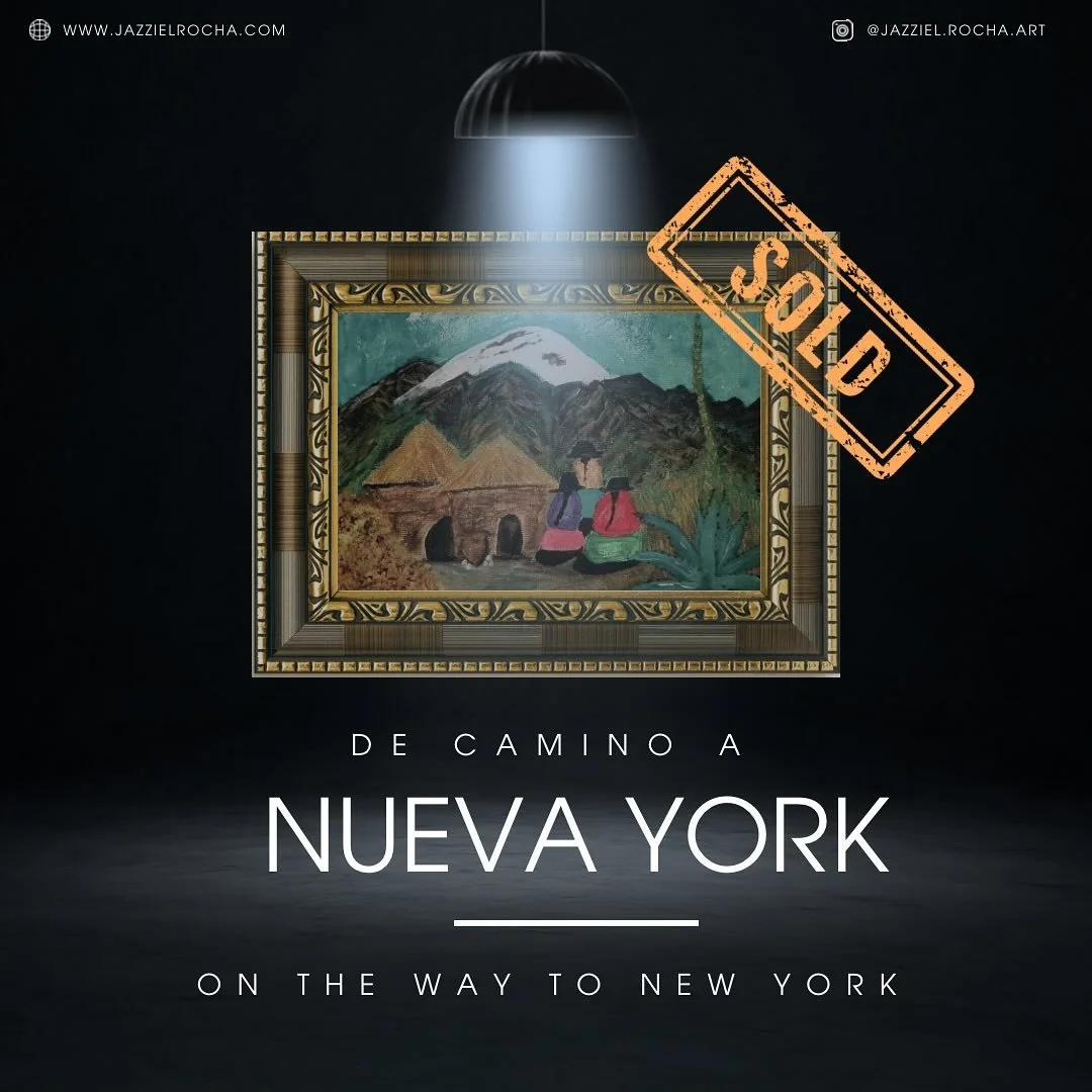 I am very grateful to know that my work will travel all over the world. I feel proud to represent Ecuador, especially knowing that each work will be exhibited and a piece of my country will be shared in many homes around the world. 

#NewYork #USA #E