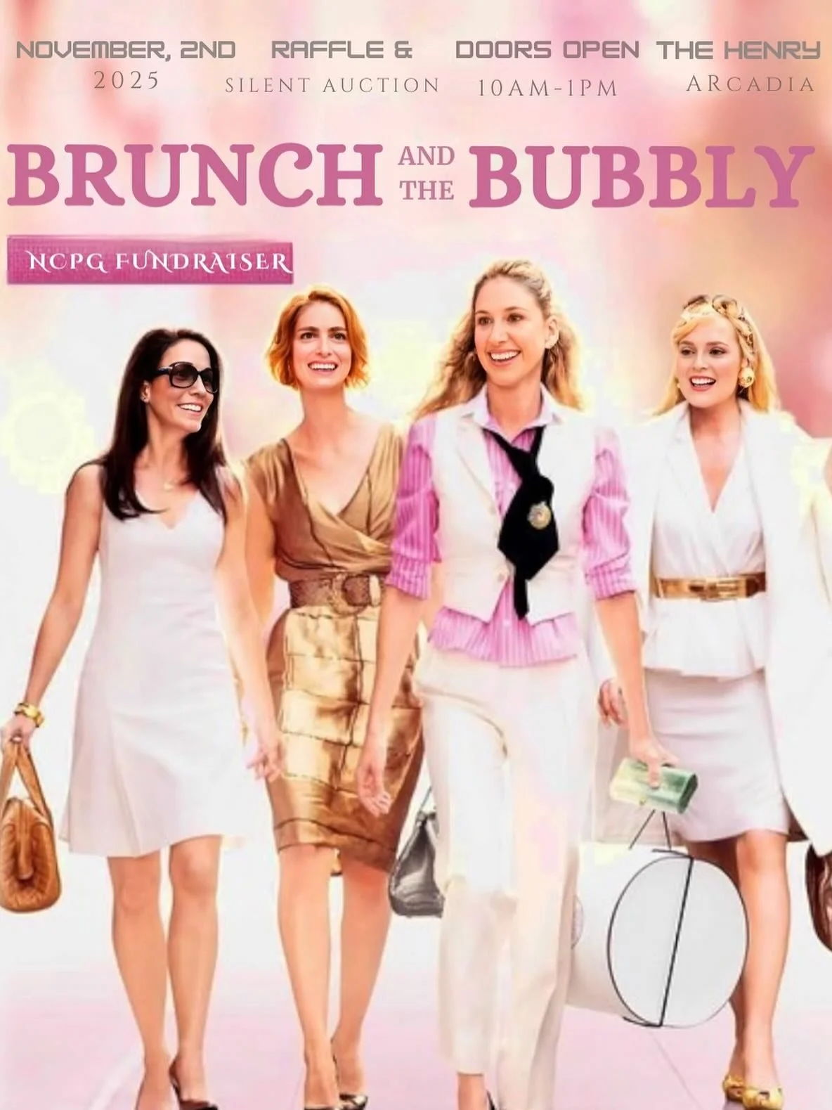 NCPG Fall FUNdraiser: Brunch &amp; Bubbly!
11/2/2025, 10am-1pm @ The Henry Arcadia🍊