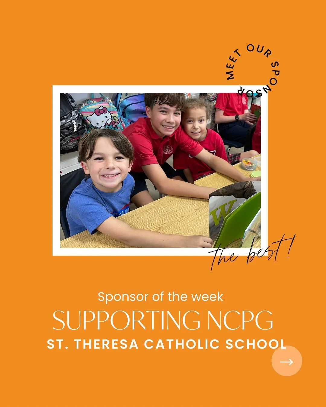 Discover the Difference at St. Theresa Catholic School! Register online at stcs.us for their Fall Open House on Tuesday, October 28th from 9:00 a.m. to 10:30 a.m. Tour the STCS campus, meet their dedicated teachers, and see how small class sizes, aca