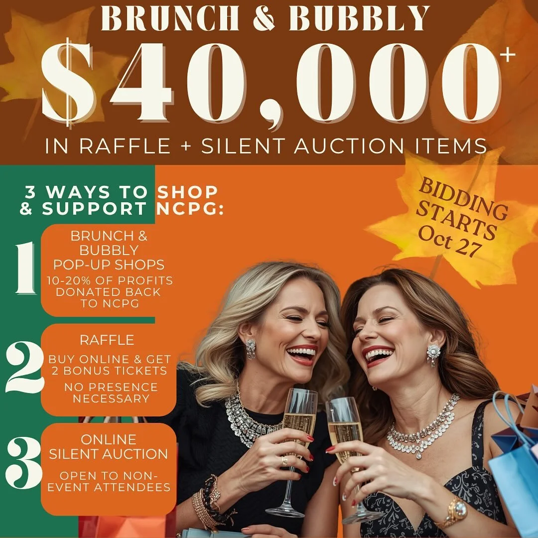 Pop them bottles mama&rsquo;s AND start that bidding! 

2025 Brunch &amp; Bubbly Silent Auction is stacked with can&rsquo;t-miss experiences, luxe getaways, unforgettable family fun, and irresistible local faves! 

👉 Bidding opens Monday, October 27