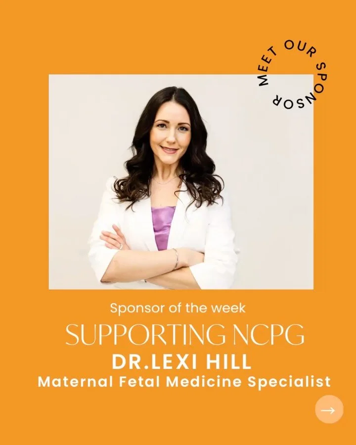We&rsquo;re excited to highlight one of our Platinum Sponsors, Dr. Lexi Hill (@drlexihill), who will be with us TODAY at our meeting!!!

She is a Maternal Fetal Medicine specialist dedicated to helping individuals navigate pregnancy with knowledge an