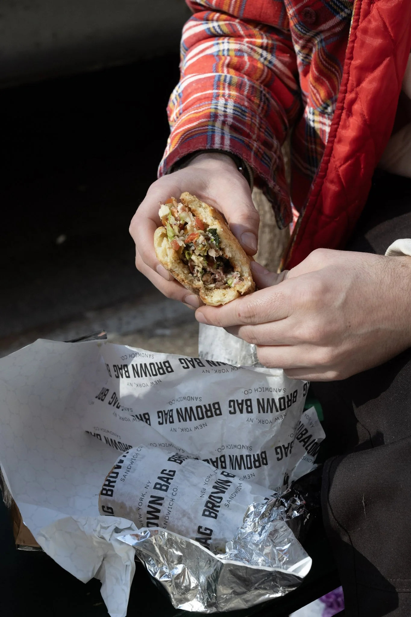 Brown Bag's Chopped Italian sandwich