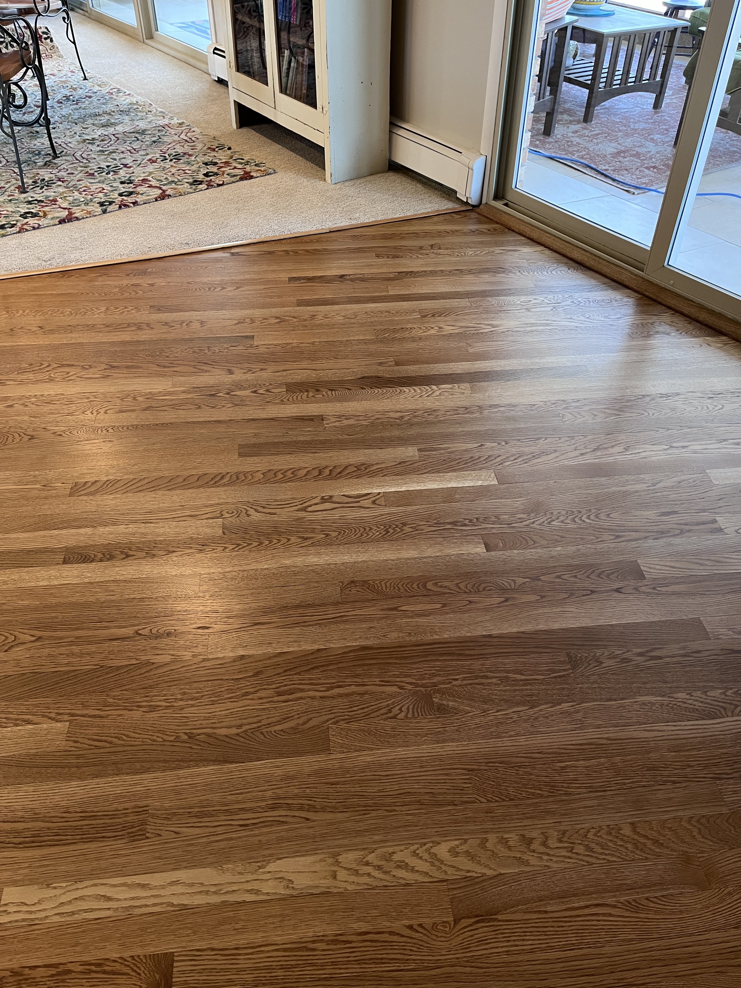 refinished floor