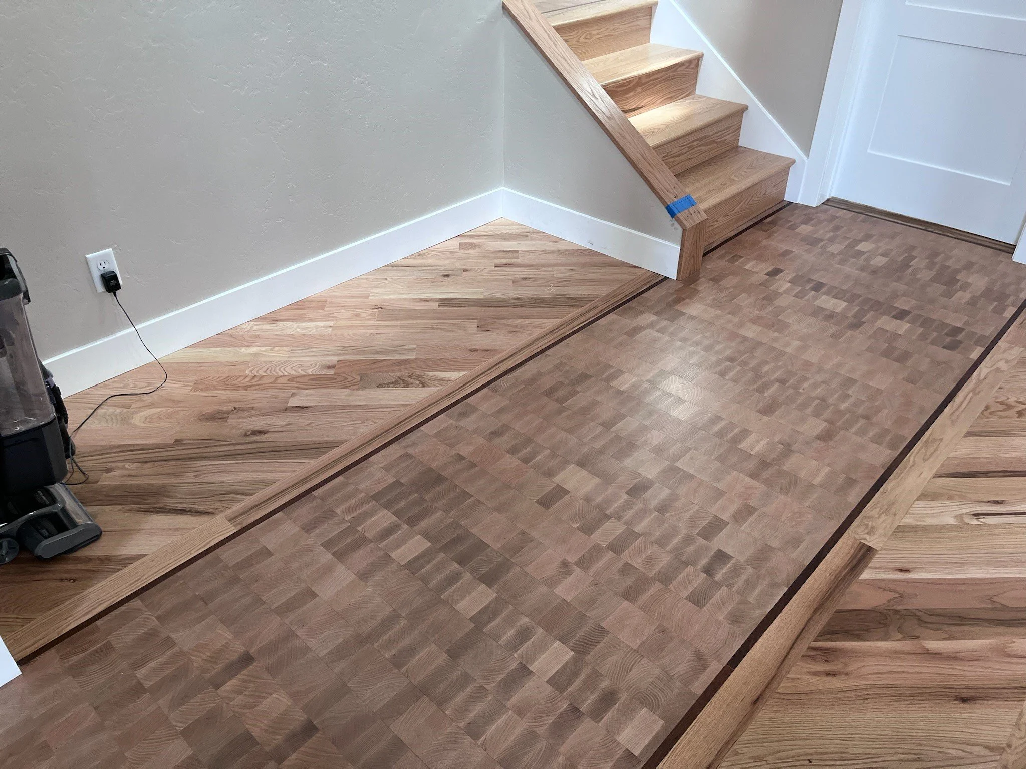 End grain floor