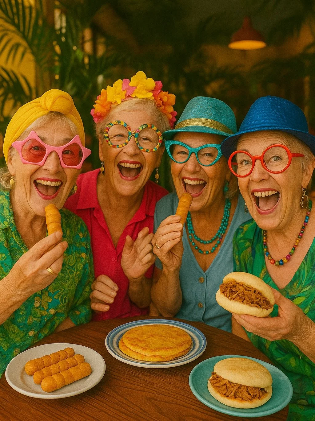 How our amigo Chat GPT imagines Denver&rsquo;s gringos look enjoying Venezuelan food at Catira 😆 We&rsquo;ve gotta say&hellip;. this is pretty spot on!