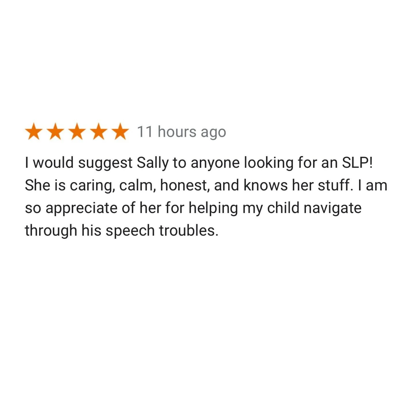 Turner Round Speech Therapy is coming up on two years, and I&rsquo;ve been doing some reflecting. 
⁠Feeling a little emotional (and fighting off some imposter syndrome), but mostly just really proud. 

Sharing a few testimonials from the past year- s