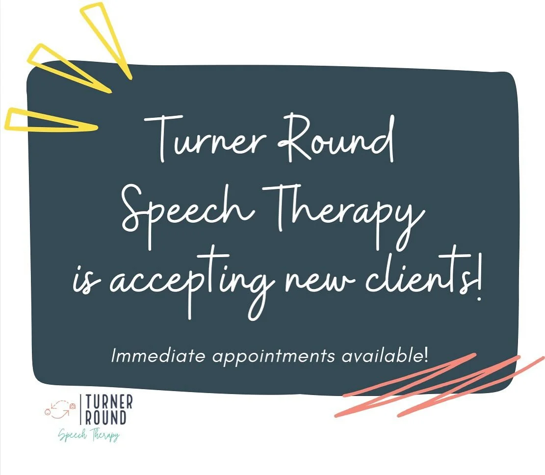 ✨ Turner Round Speech Therapy is now accepting new clients! ✨

Not sure if your child&rsquo;s speech and language skills are on track? Do others have a hard time understanding them? Or maybe you&rsquo;ve noticed some feeding challenges?

I&rsquo;d lo