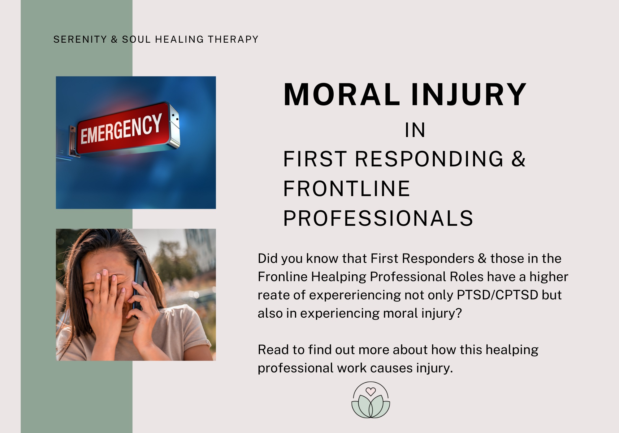 Moral Injury in First Responding &amp; The Helping Profession
