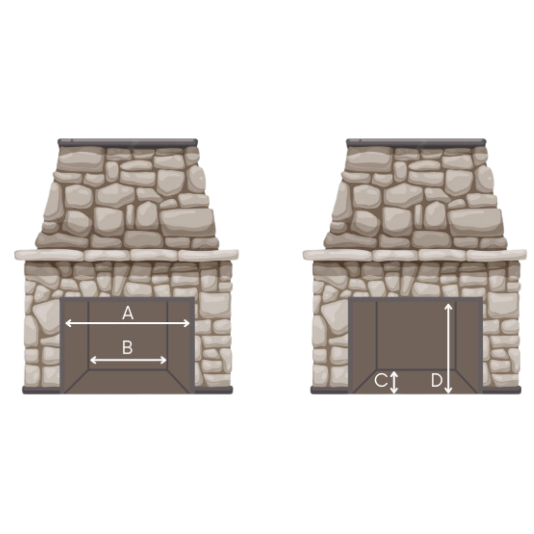 How to Measure Your Fireplace for Gas Logs in San Antonio, TX with Cozy Fireplace + Patio