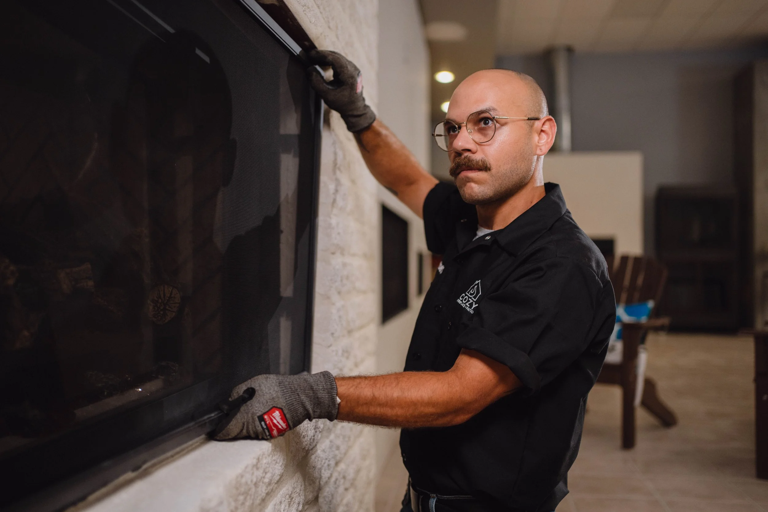 Cozy Fireplace San Antonio indoor Fireplace installation