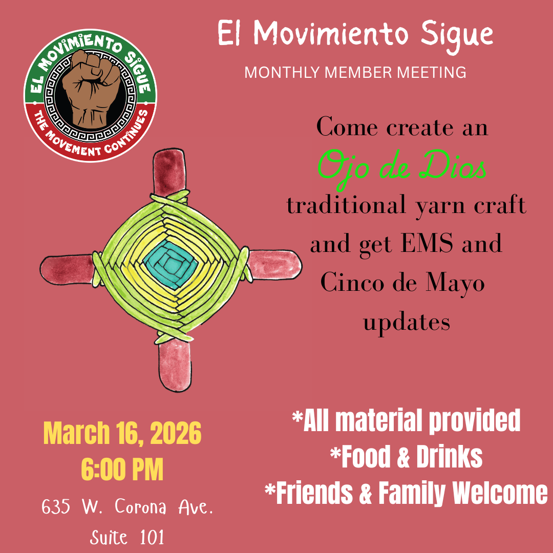 Members Gathering + Cinco de Mayo Planning Meeting