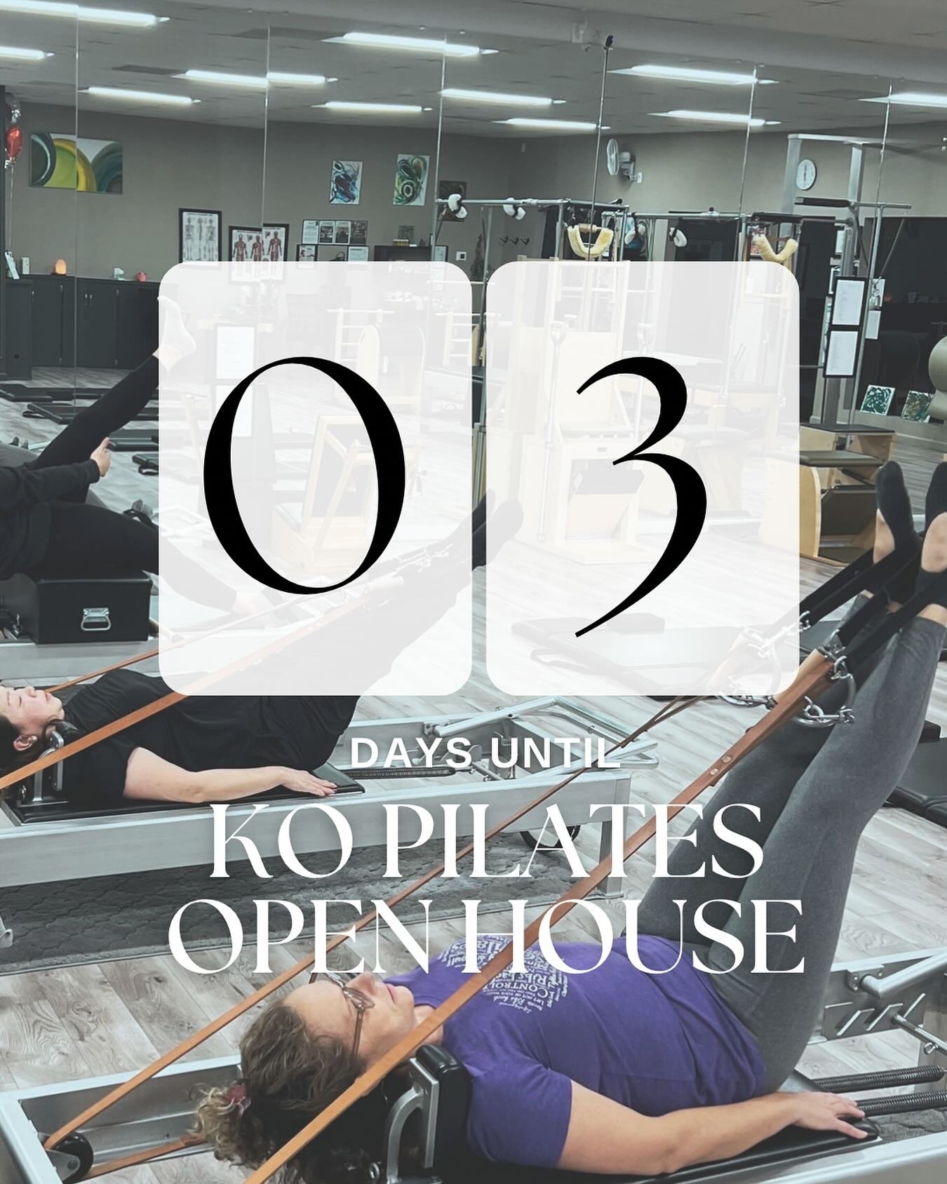 Our KO Pilates Open House is almost here! 

Step inside the studio, see Classical Pilates in action and connect with our community. Whether you&rsquo;re Pilates-curious or ready to deepen your practice, this is your chance to experience what makes ou