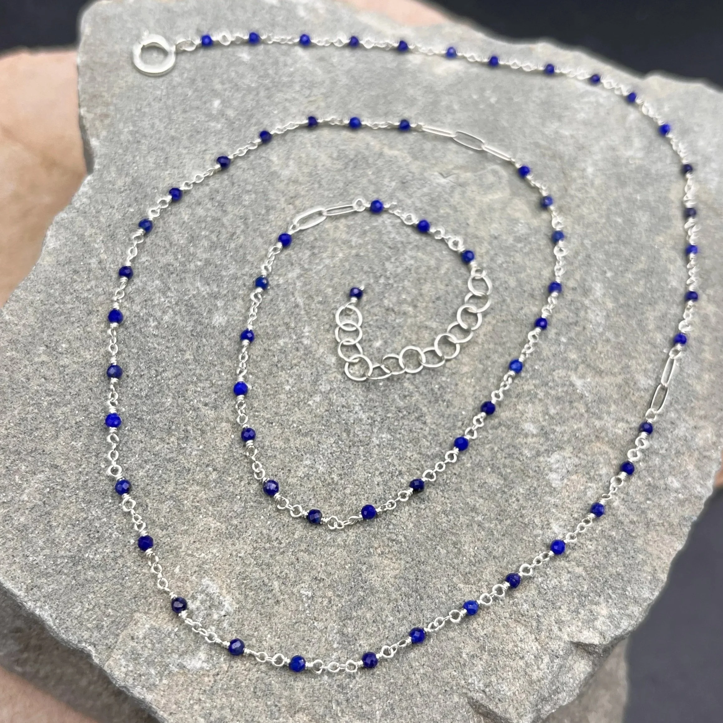 Lapis Lazuli on Silver