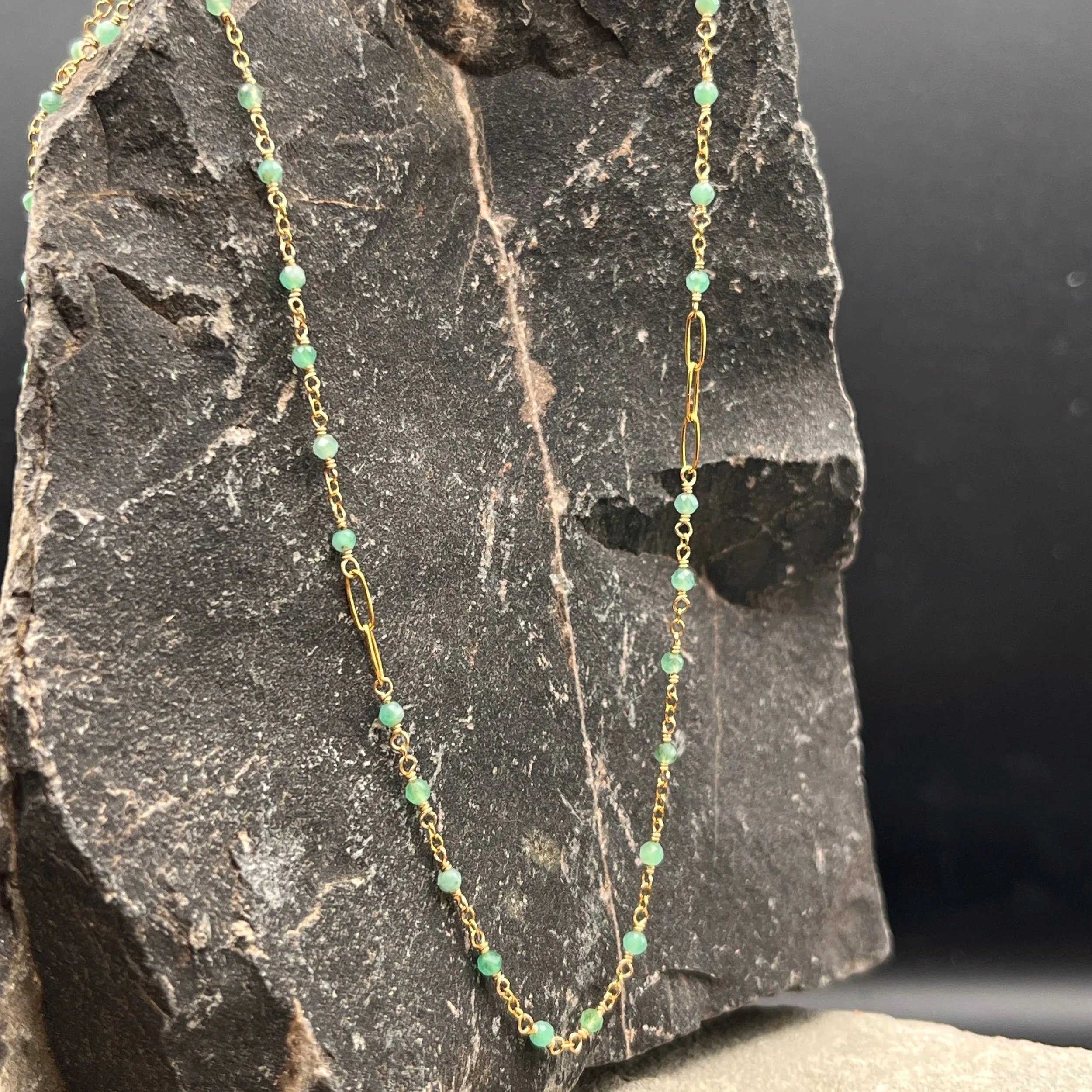 Emeralds on Gold