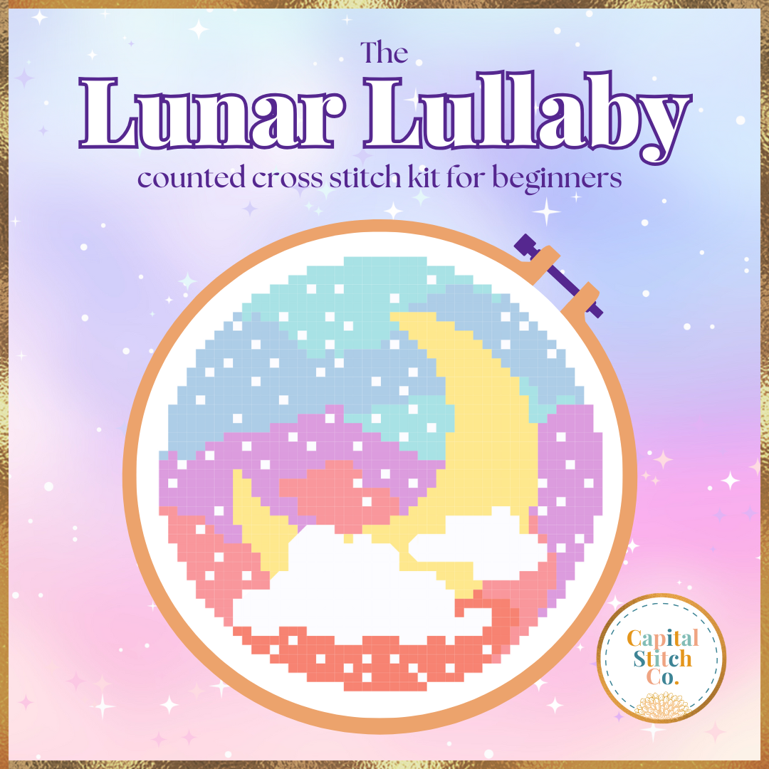 Lunar Lullaby Counted Cross Stitch Kit