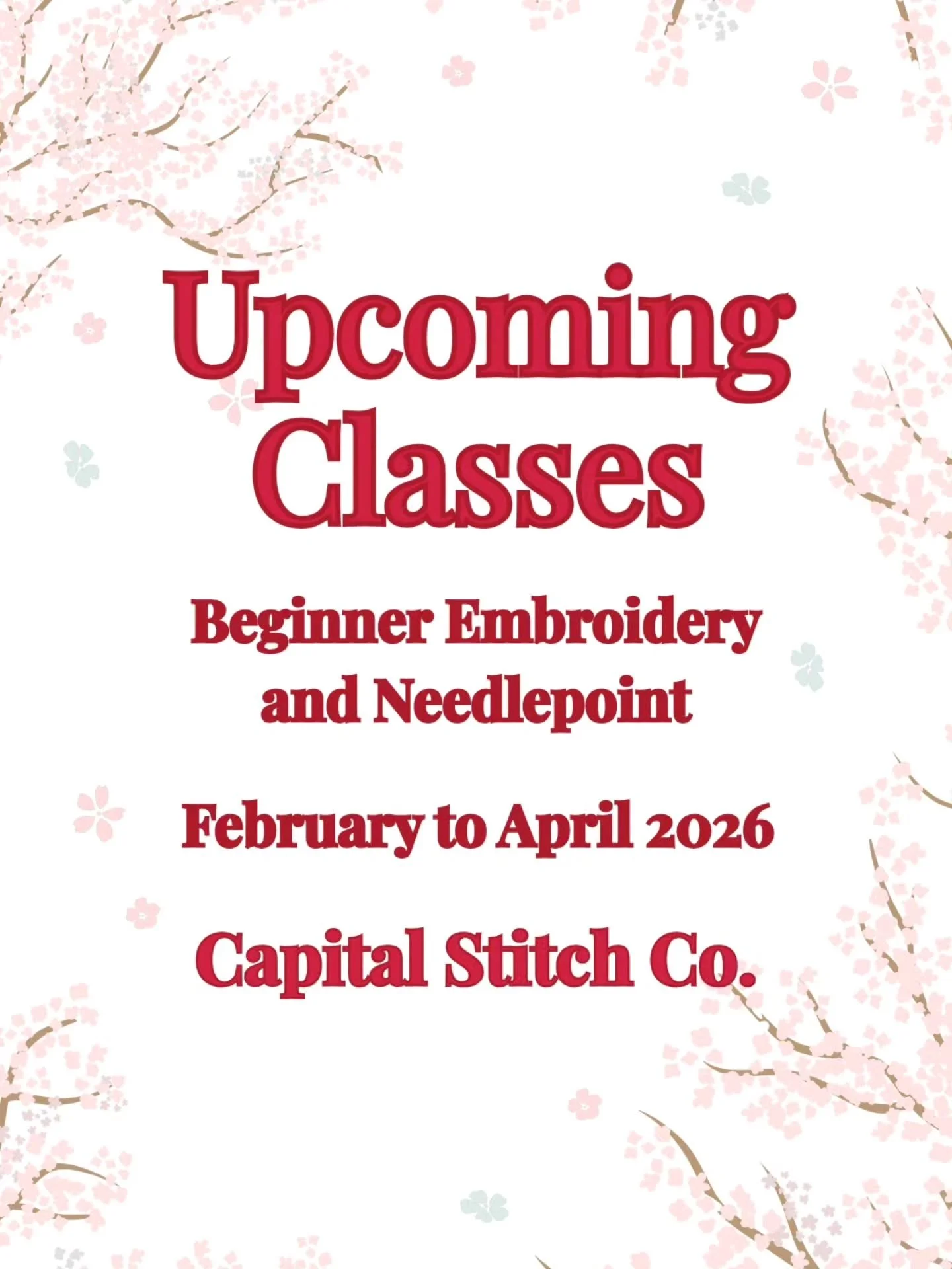 New tickets available! 🎟

Tickets are now live for all of our Shop Made in DC and Shop Made in VA classes! Check out our stories for links to each sale page, or access tickets by browsing our Classes highlight in our bio. We will also be adding thes