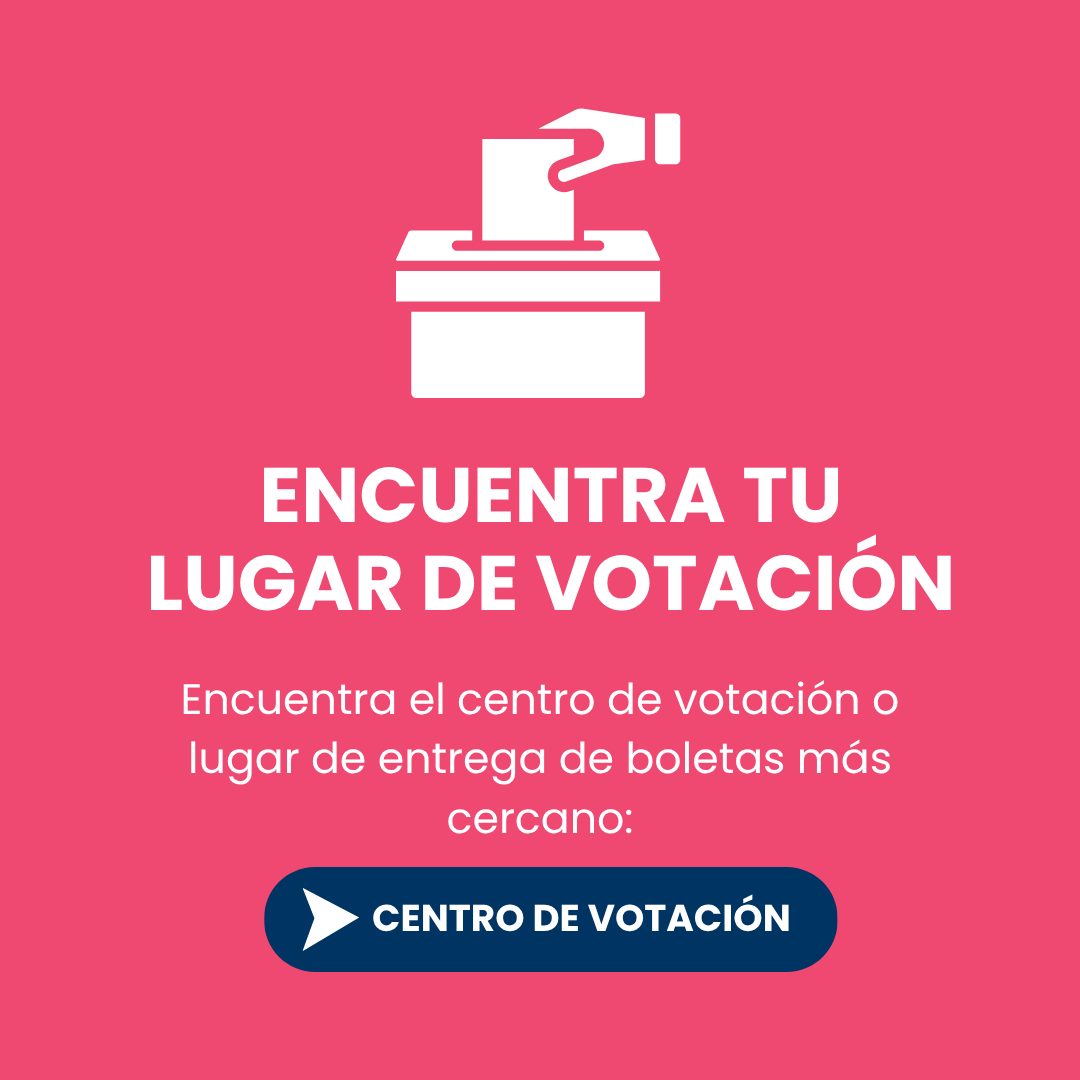 Encuentra tu lugar de votacion
