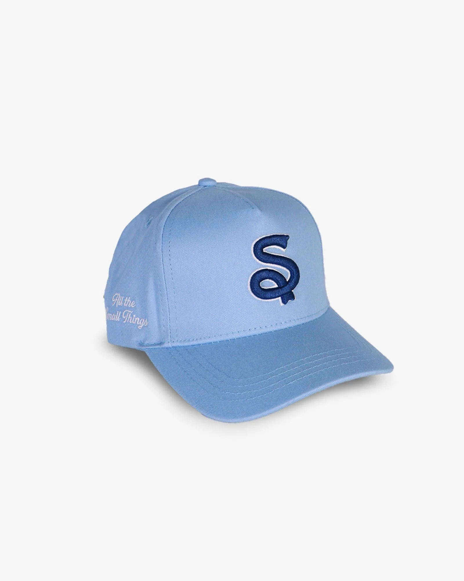 Kids' Baseball Cap - Blue & Navy Logo Snapback