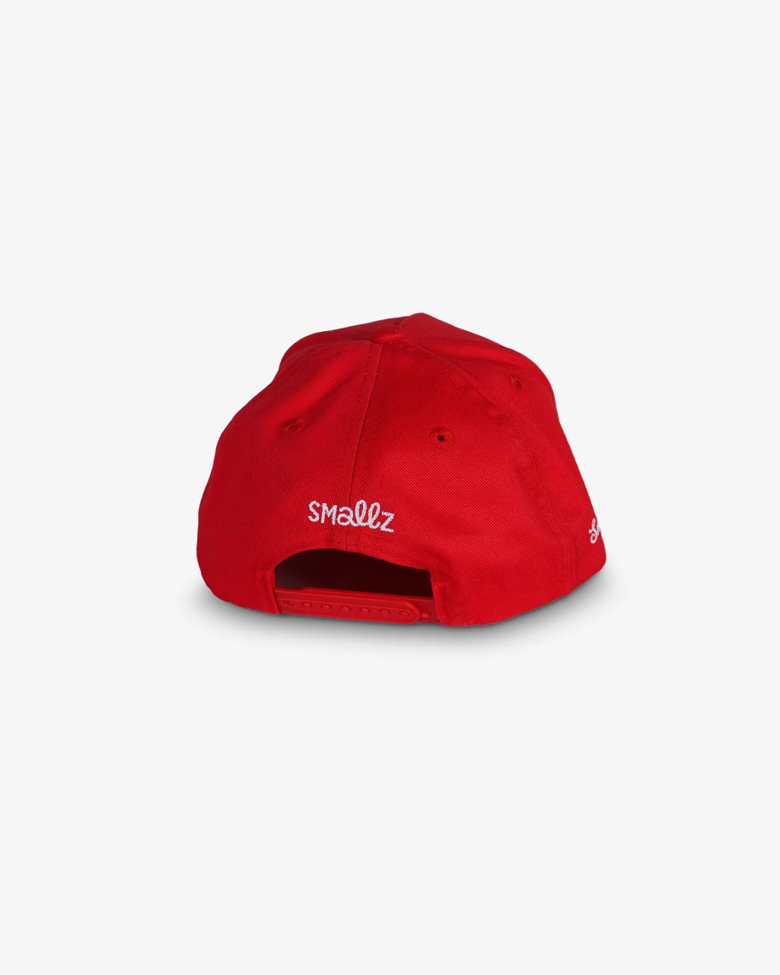 SMALLZ red kids baseball cap back logo