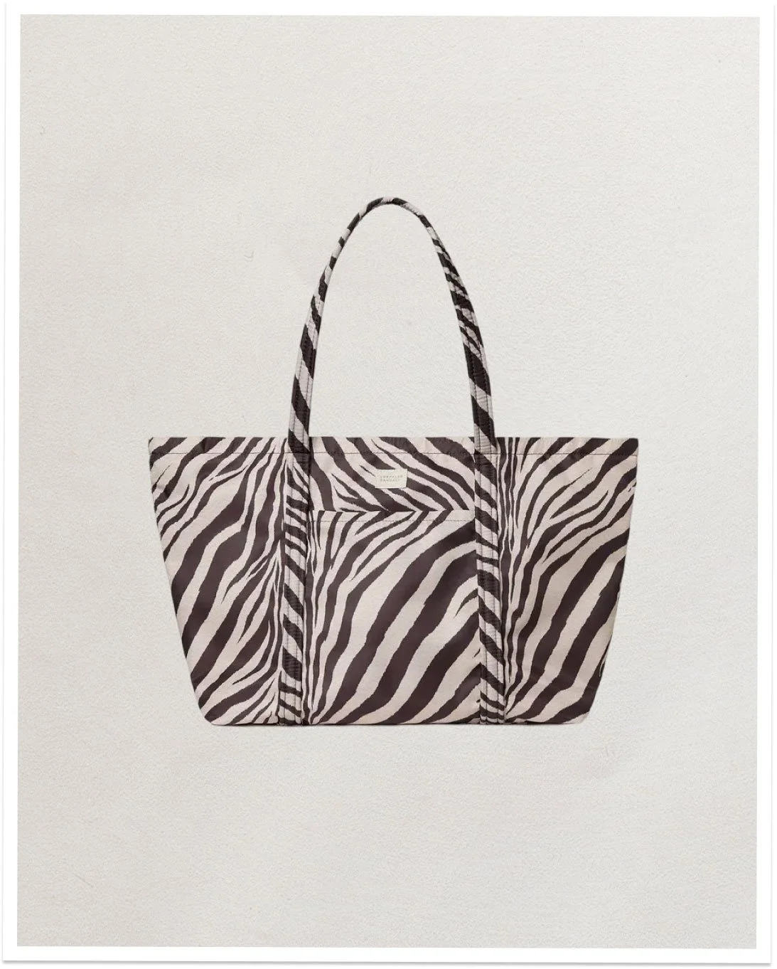 Loeffler Randal Zebra Tote