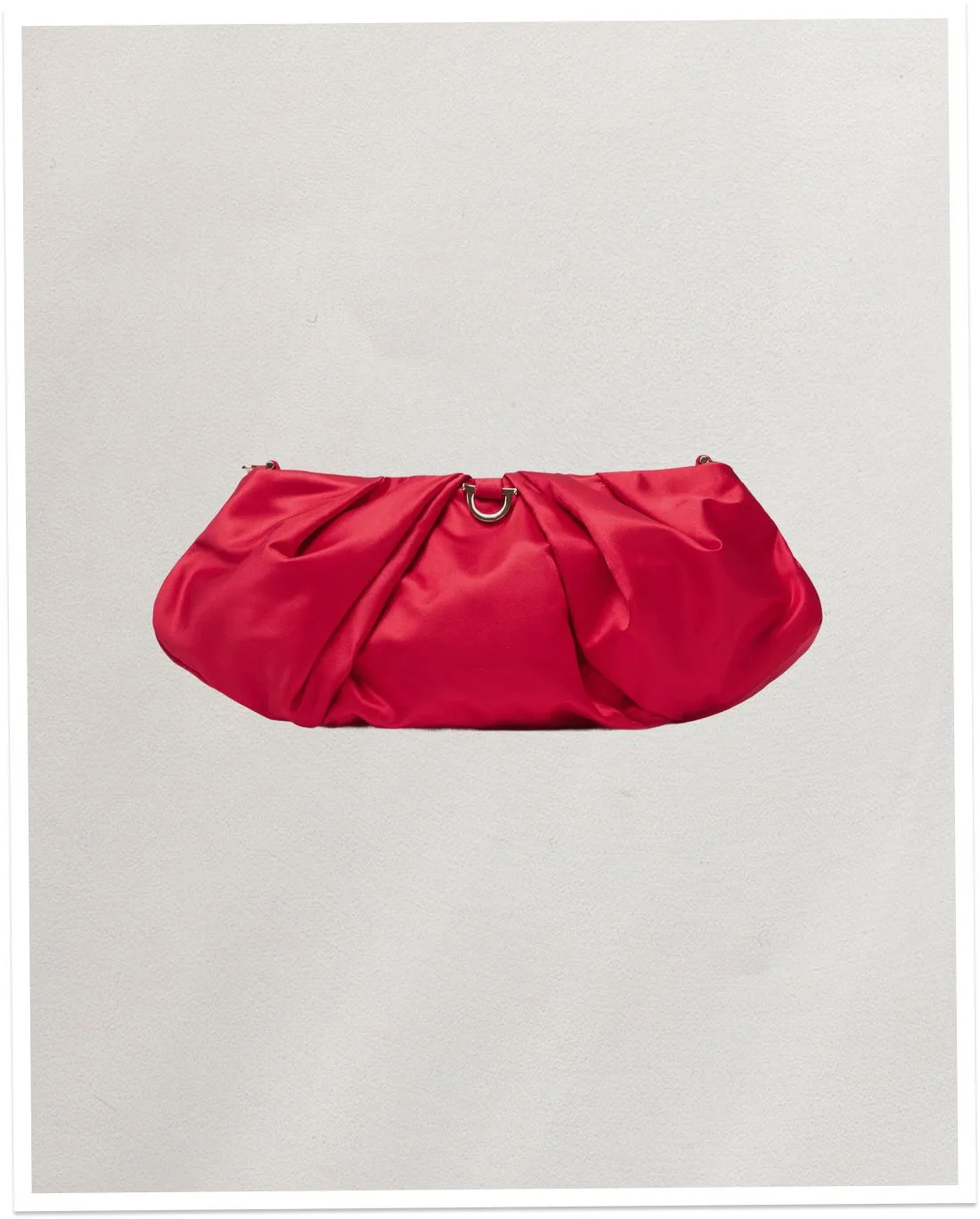 Lovard Lipstick Satin Clutch
