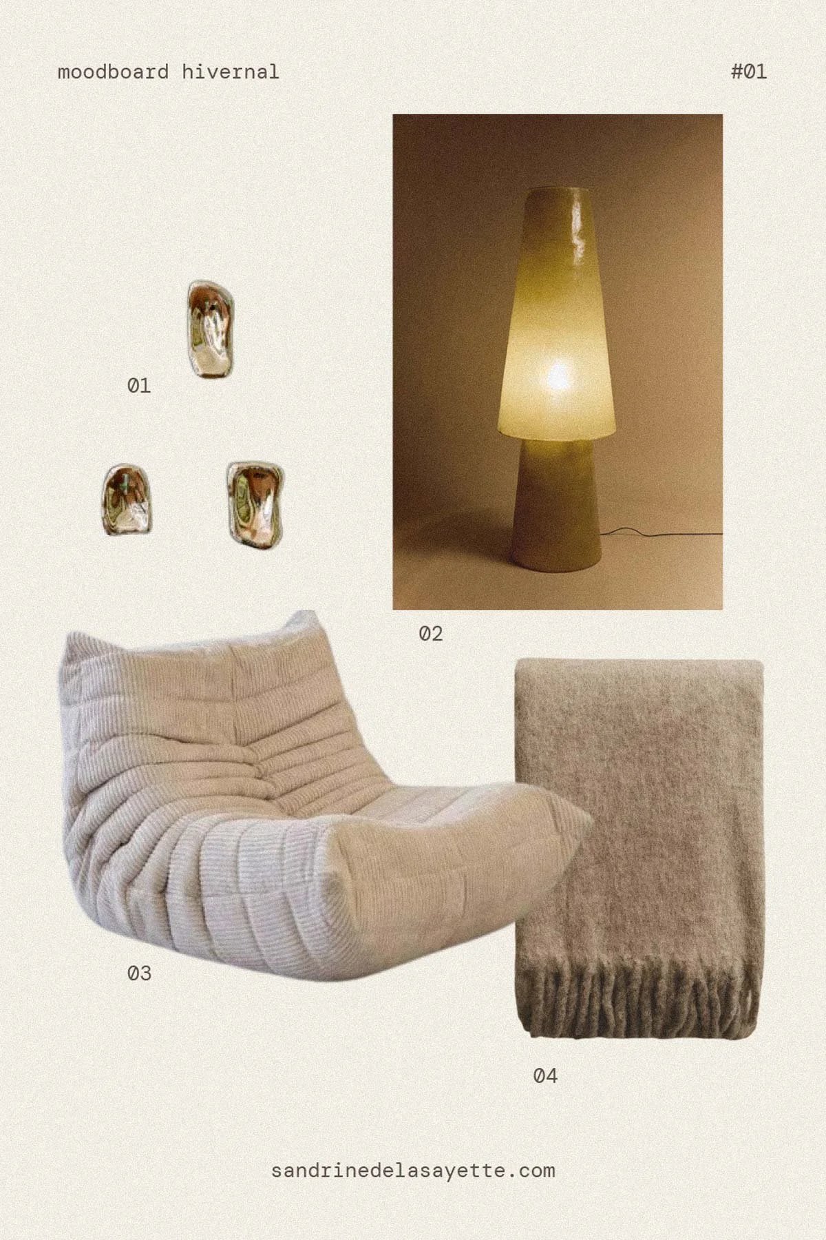 Hiver 2025 : matières, couleurs et inspirations à travers 3 moodboards