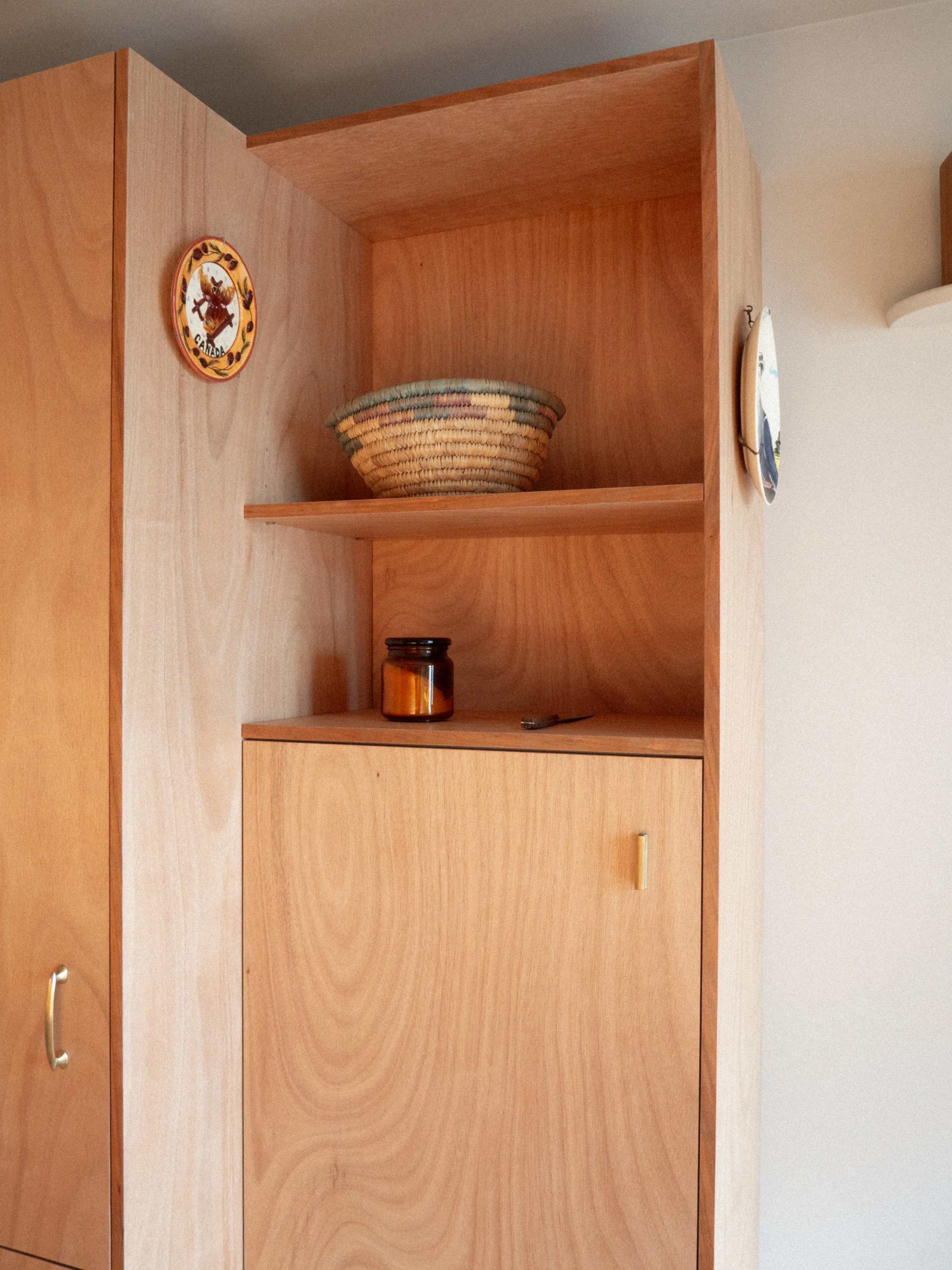 Cuisine en bois contreplaqué sur-mesure