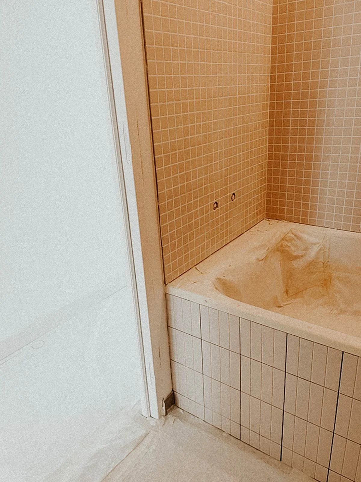 Salle de bain dans un appartement rénové à Toulon dans le Var par un architecte d'intérieur