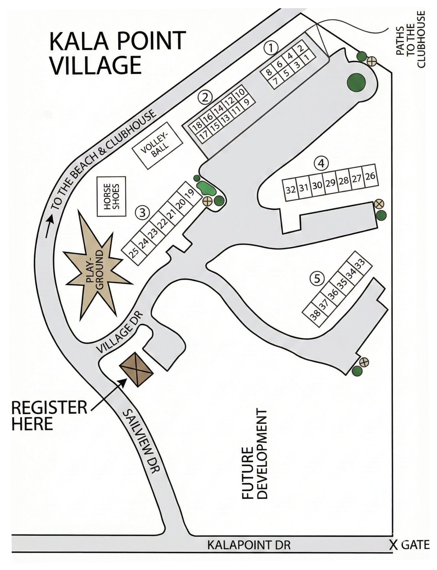 Unit Map — Kala Point Village