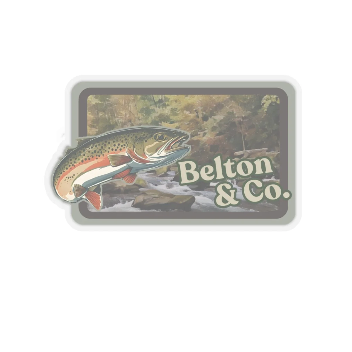 Soque River Sticker - Belton & Co.